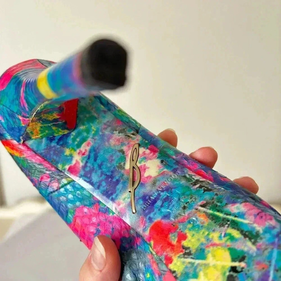 Brian Atwood Multicolor Peep Toe Heels - Picture 7 of 8